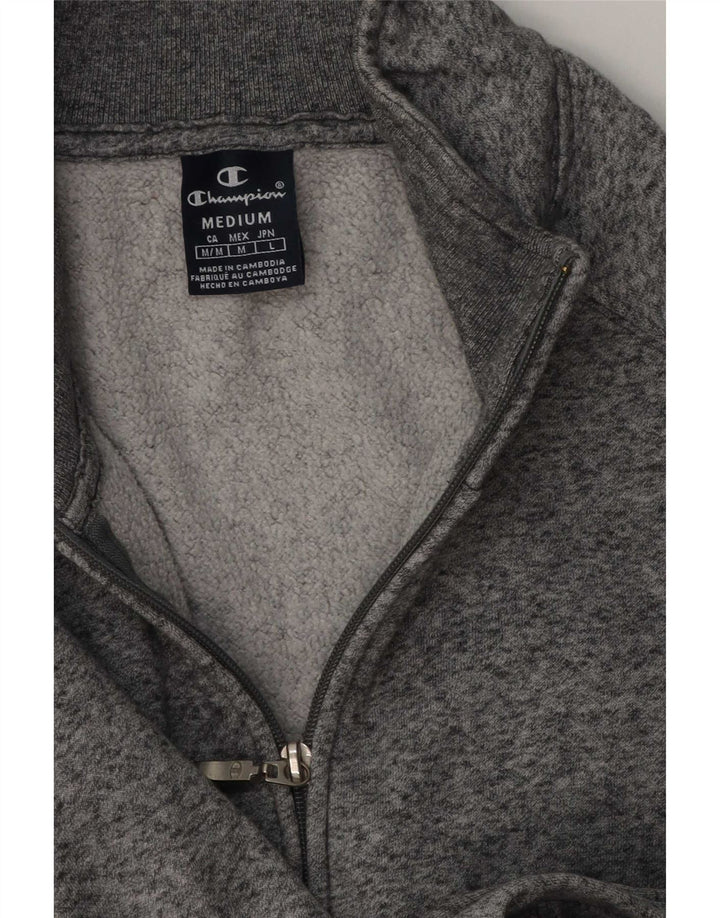 Giacca da tuta da uomo Champion in cotone chiazzato grigio medio