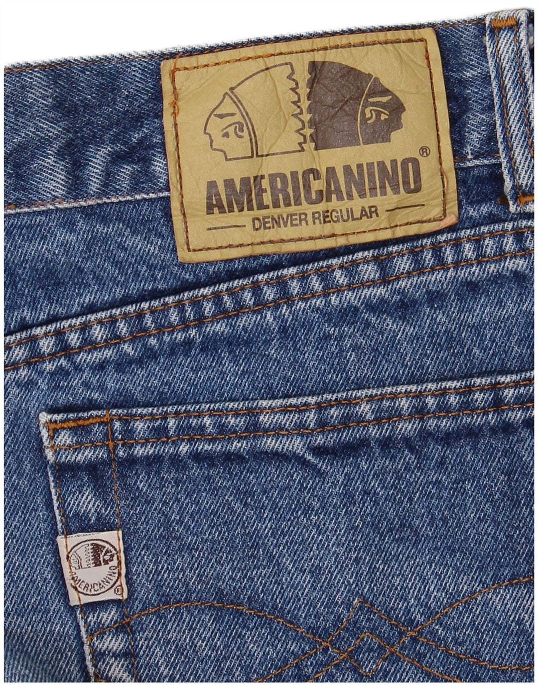 Jeans dritti da uomo AMERICANINO W34 L28 Blu