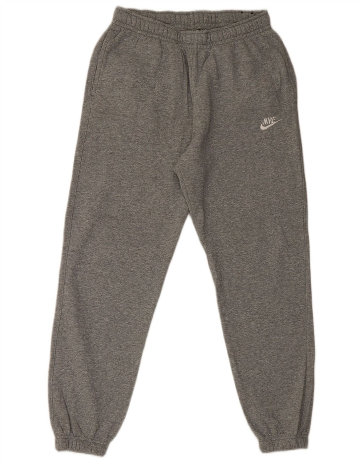 Pantaloni da tuta da uomo Nike Joggers in cotone chiazzato grigio medio