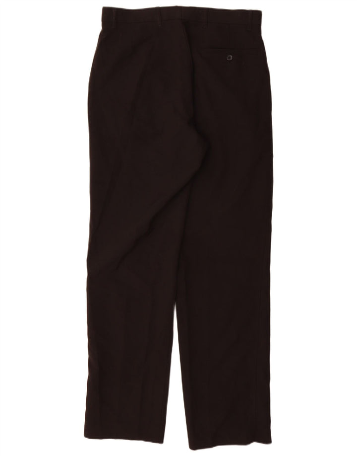 Pantaloni chino dritti su misura da uomo Marks & Spencer W32 L33 neri