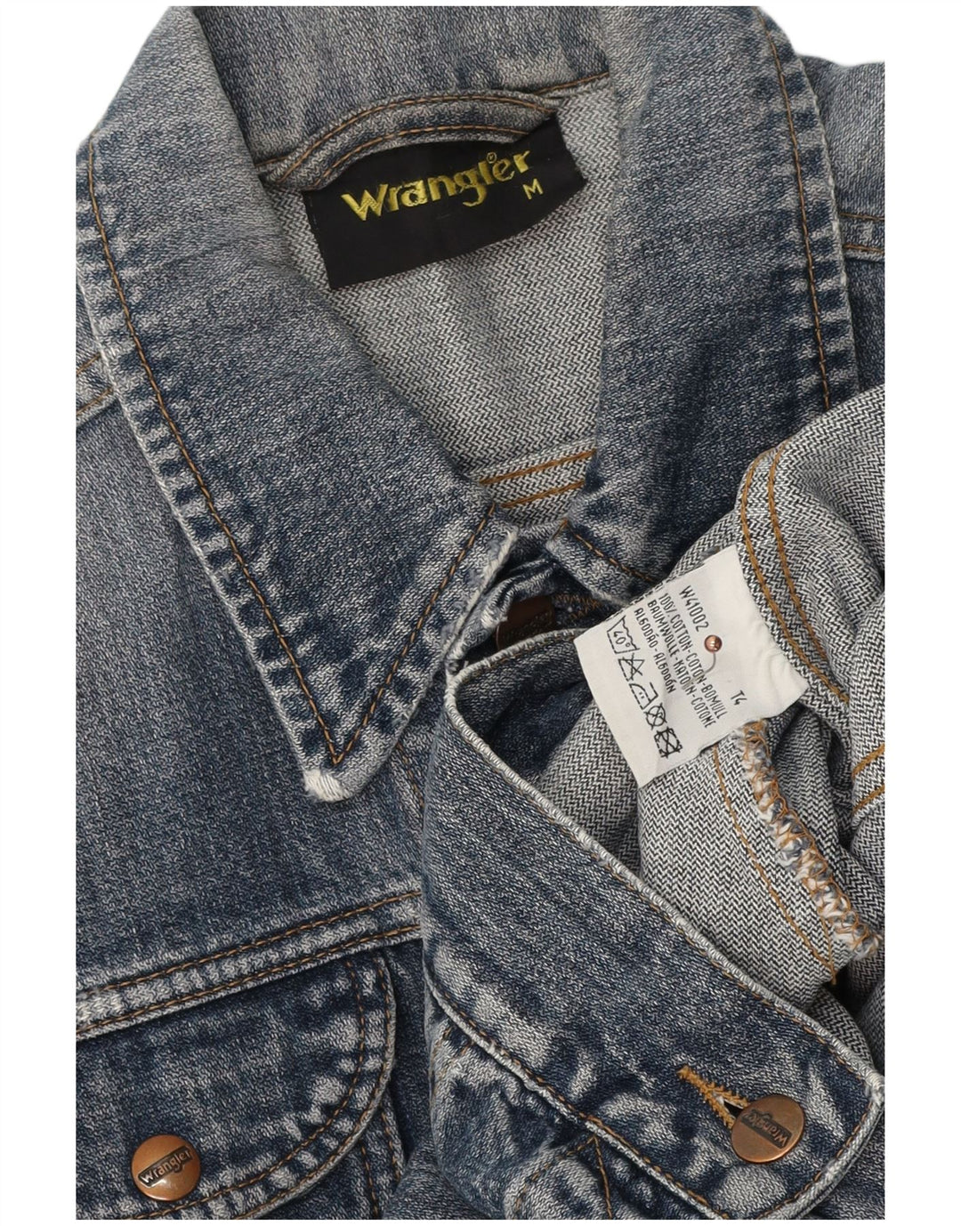 Giacca di jeans da donna Wrangler UK 14 Cotone blu medio