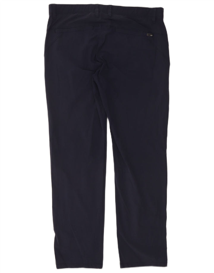 Pantaloni chino da uomo con vestibilità regolare OAKLEY W36 L32 blu navy