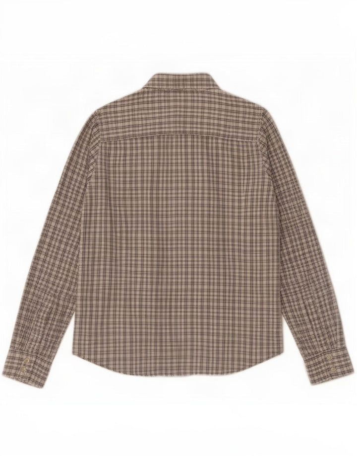 Maglietta da donna The North Face UK 14 Poliestere a quadri grigio medio
