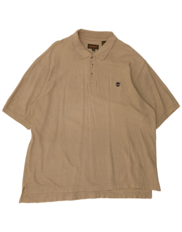 Polo da uomo TIMBERLAND 2XL in cotone beige