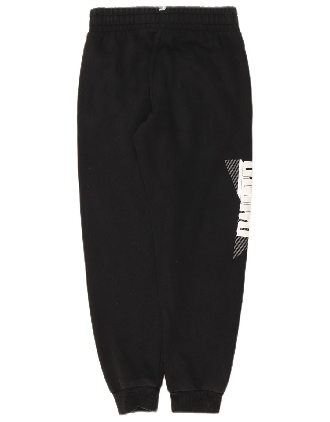 Pantaloni da tuta con grafica PUMA da ragazzo, pantaloni da jogging, 9-10 anni, cotone nero