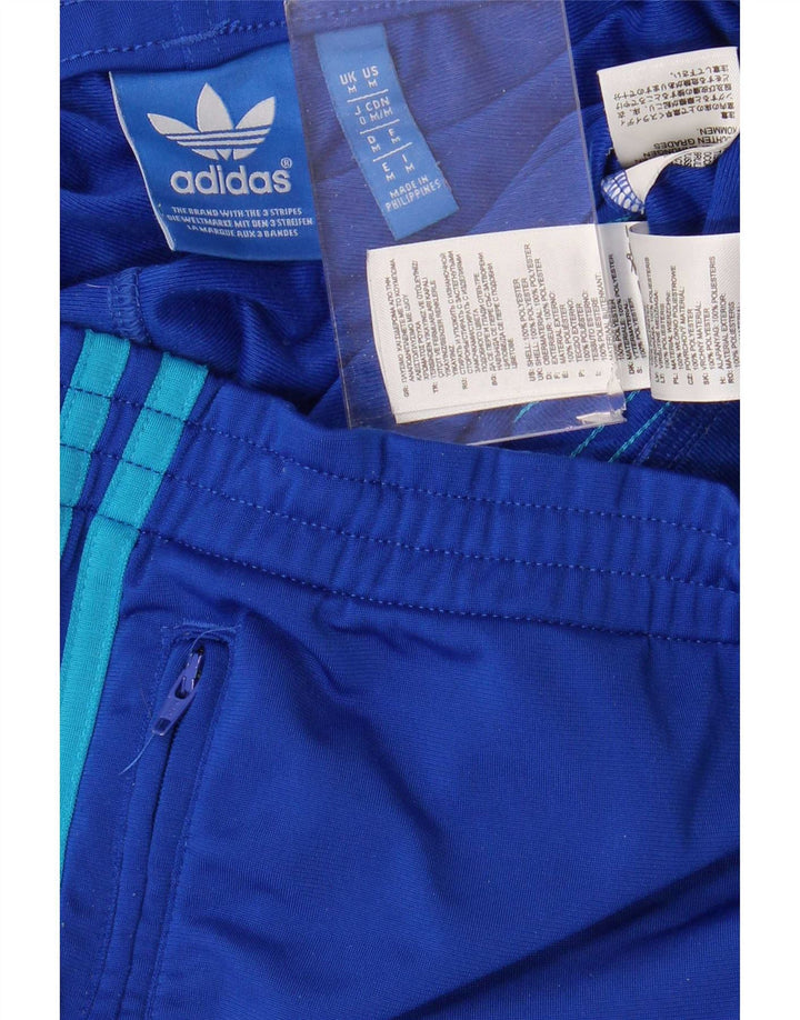 Pantaloni da tuta da uomo Adidas in poliestere blu medio
