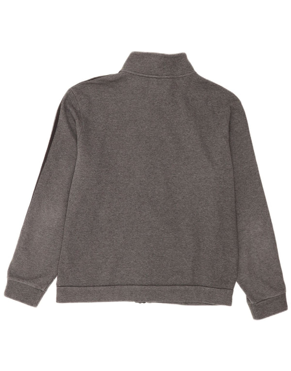 Giacca da tuta da uomo Adidas UK 44/46 grande cotone chiazzato grigio