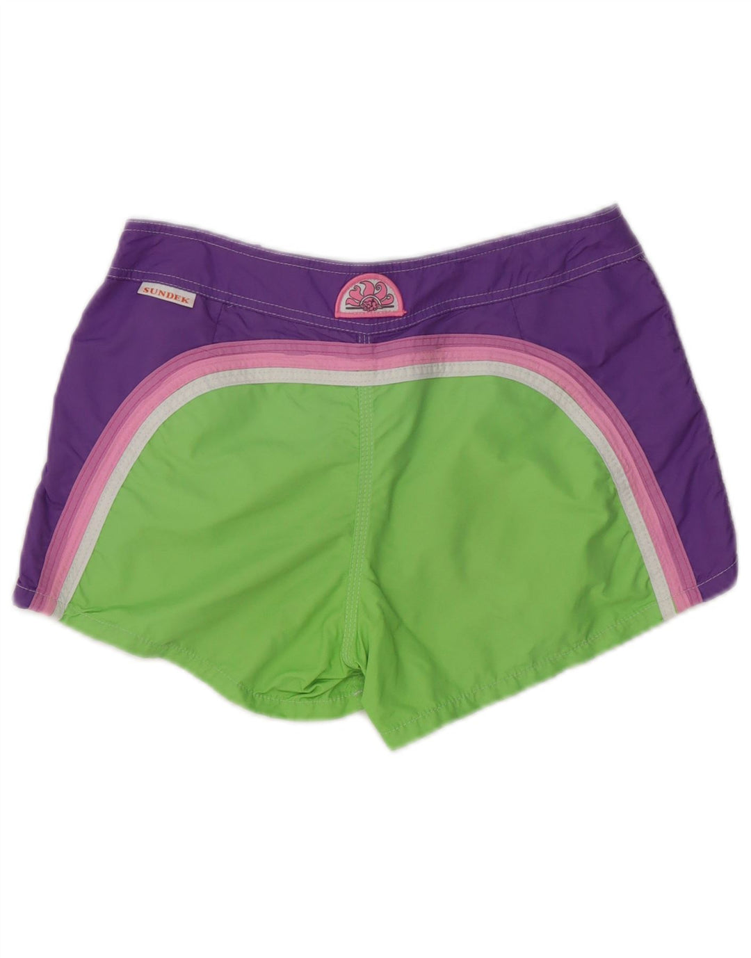 Pantaloncini da bagno da donna Sundek UK 10 Small Verde Colourblock Poliestere