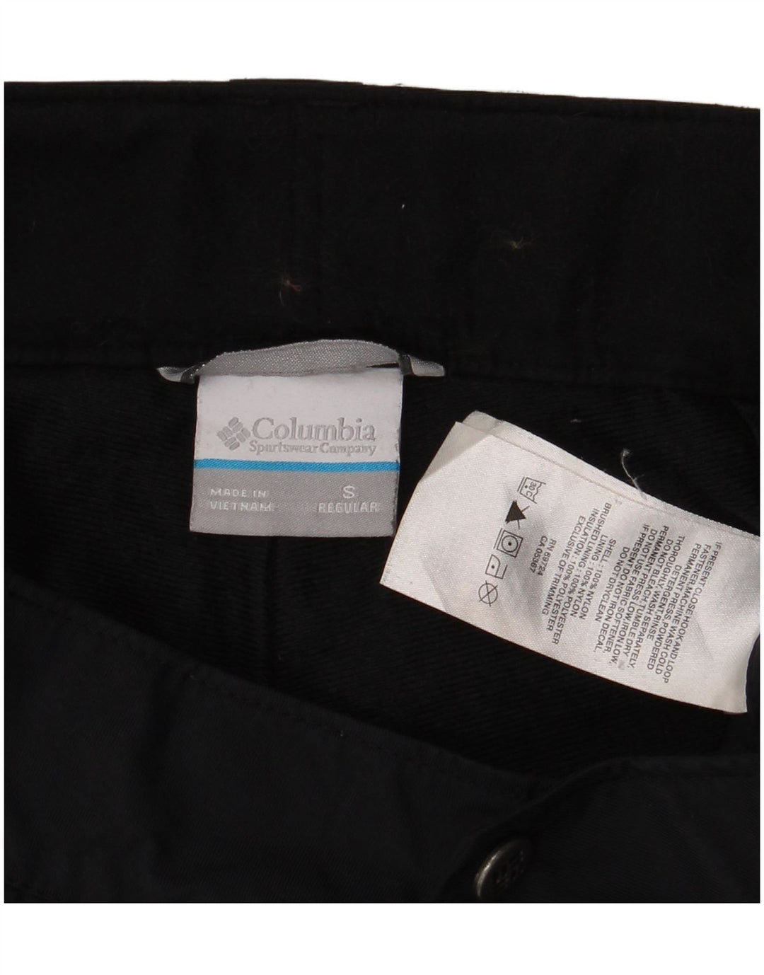 Pantaloni da sci da donna Columbia UK 10 Small nylon nero