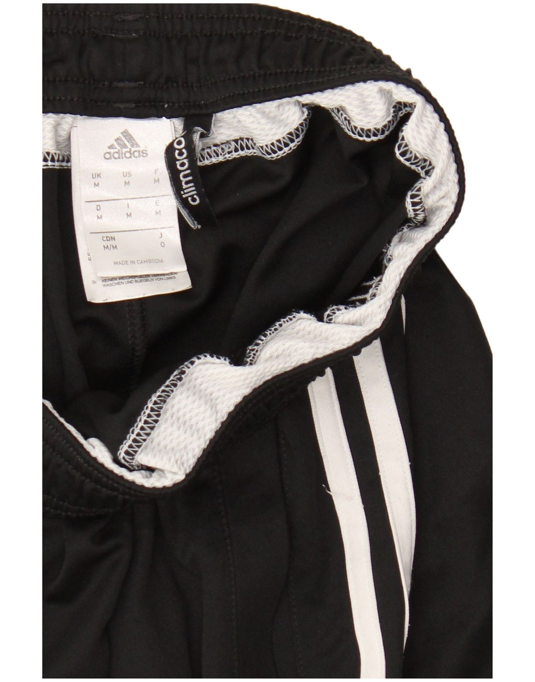 Pantaloncini sportivi da uomo Adidas medi sportivi in poliestere nero
