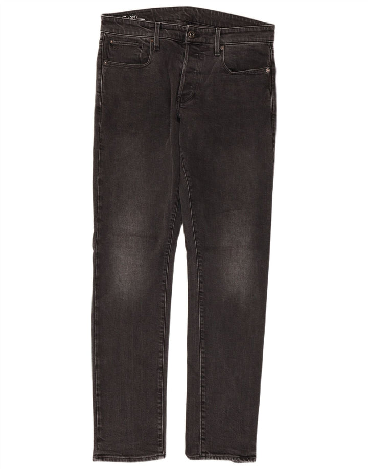 Jeans G-STAR da uomo 3301 slim affusolati W34 L34 Grigio