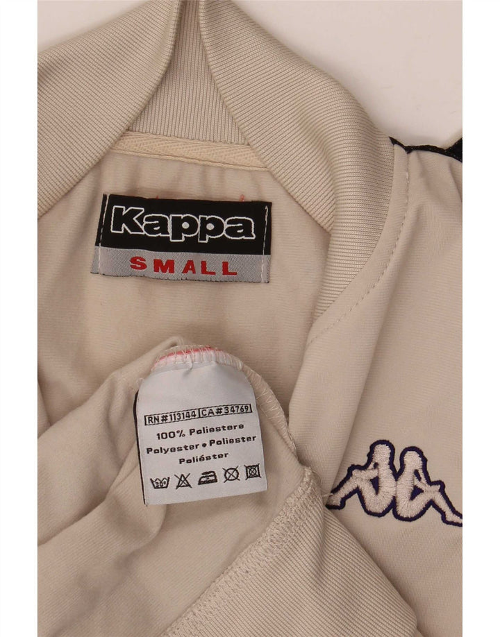 Giacca da tuta da donna Kappa UK 10 Small Beige Poliestere