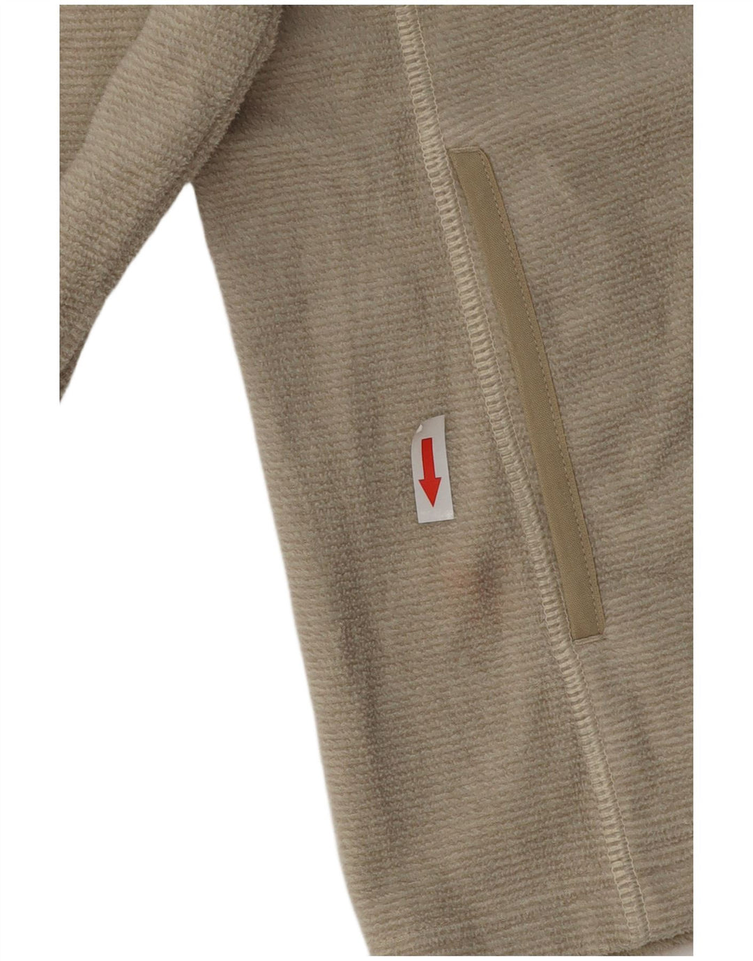 Giacca in pile da donna Jack Wolfskin UK 8/10 Small Beige Poliestere