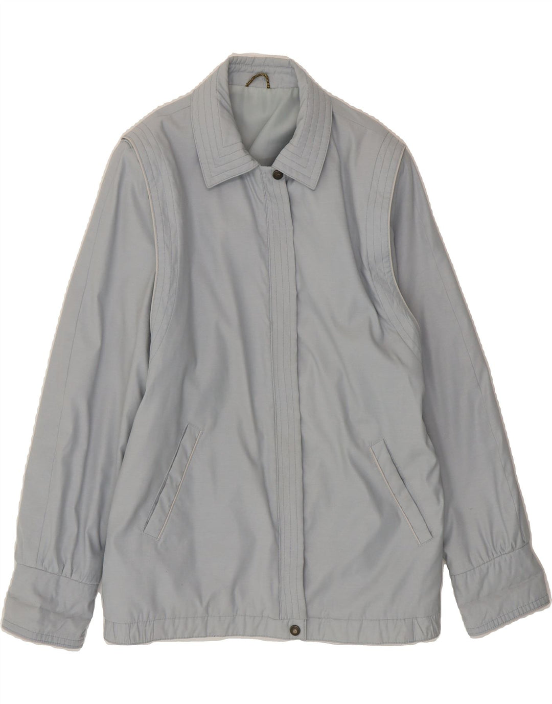DANNIMAC Womens Bomber Jacket UK 14 Medium Blue Vintage Dannimac and Second-Hand Dannimac from Messina Hembry 