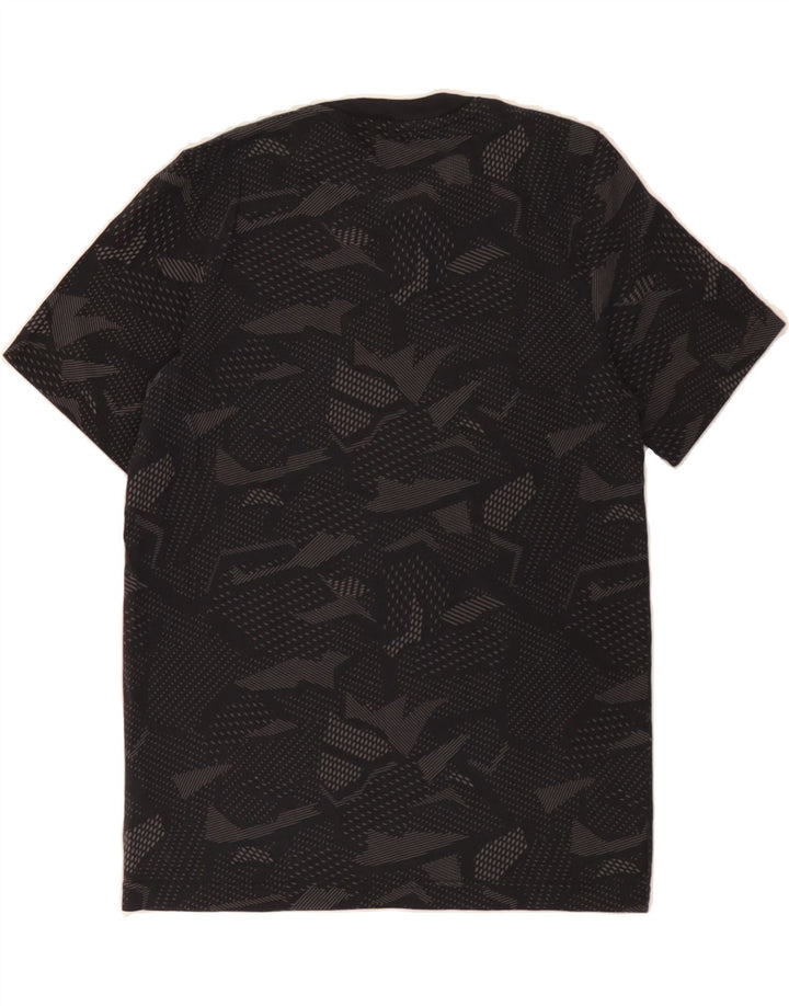 ADIDAS Mens Graphic T-Shirt Top XS Black Polyester Vintage Adidas and Second-Hand Adidas from Messina Hembry 