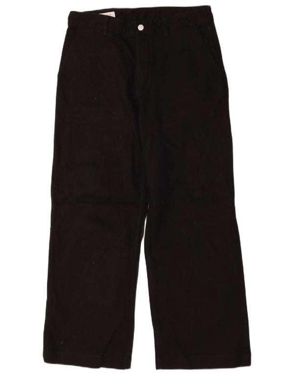 Jeans larghi da uomo Zara EU 42 Large W32 L30 cotone nero