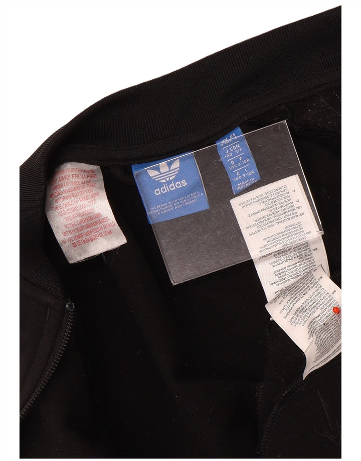 Giacca Top della tuta da ragazzo Adidas 9-10 anni in poliestere nero