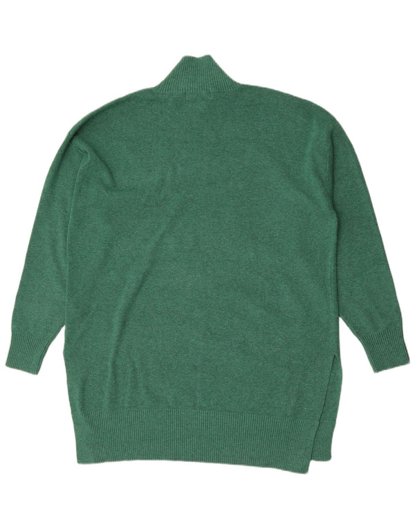 Maglione maglione a collo alto da donna Marks & Spencer UK 14 Verde medio