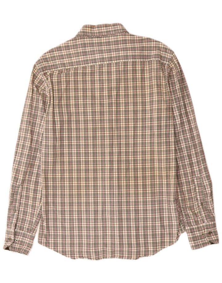 Camicia Kappa da uomo in flanella di cotone a quadri multicolore medio