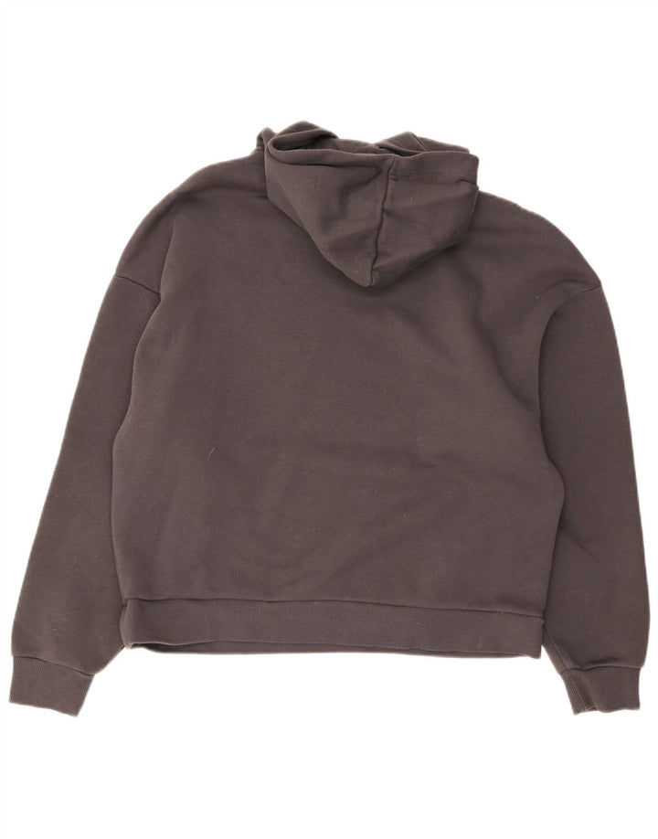 Felpa con cappuccio da uomo Puma Large in cotone grigio