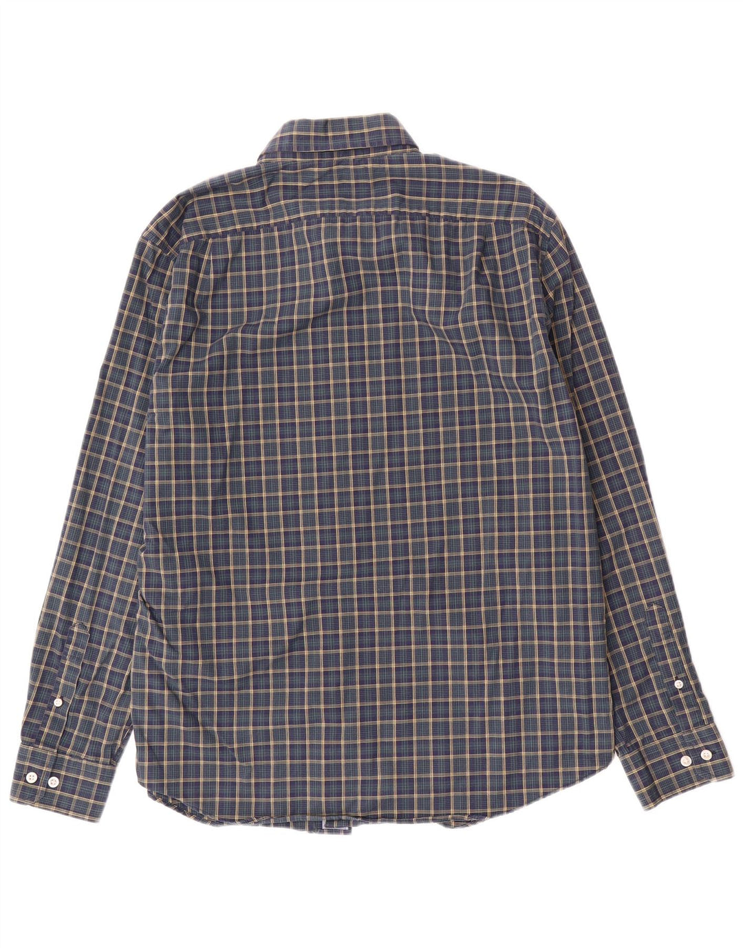 Camicia da uomo Nautica Large in cotone a quadri blu navy