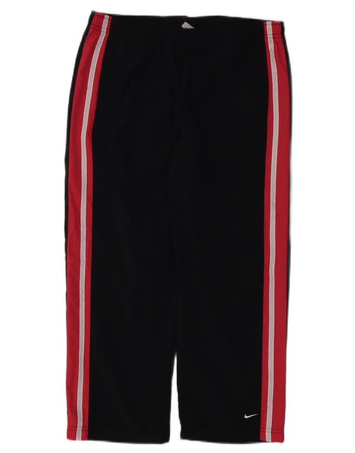 Pantaloni da tuta da donna NIKE US 8/10 Medium Black Colourblock Poliestere