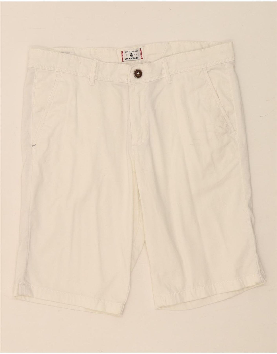 Pantaloncini chino da uomo JACK & JONES medi W32 bianchi