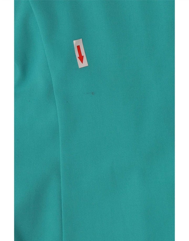 Giacca Marks & Spencer da donna Open Blazer UK 8 Small Turchese Poliestere