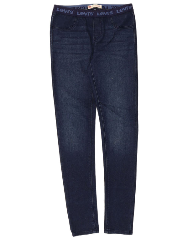 Levi's Boys Graphic Jegging Jeans 11-12 Years W26 L28 Navy Blue Cotton