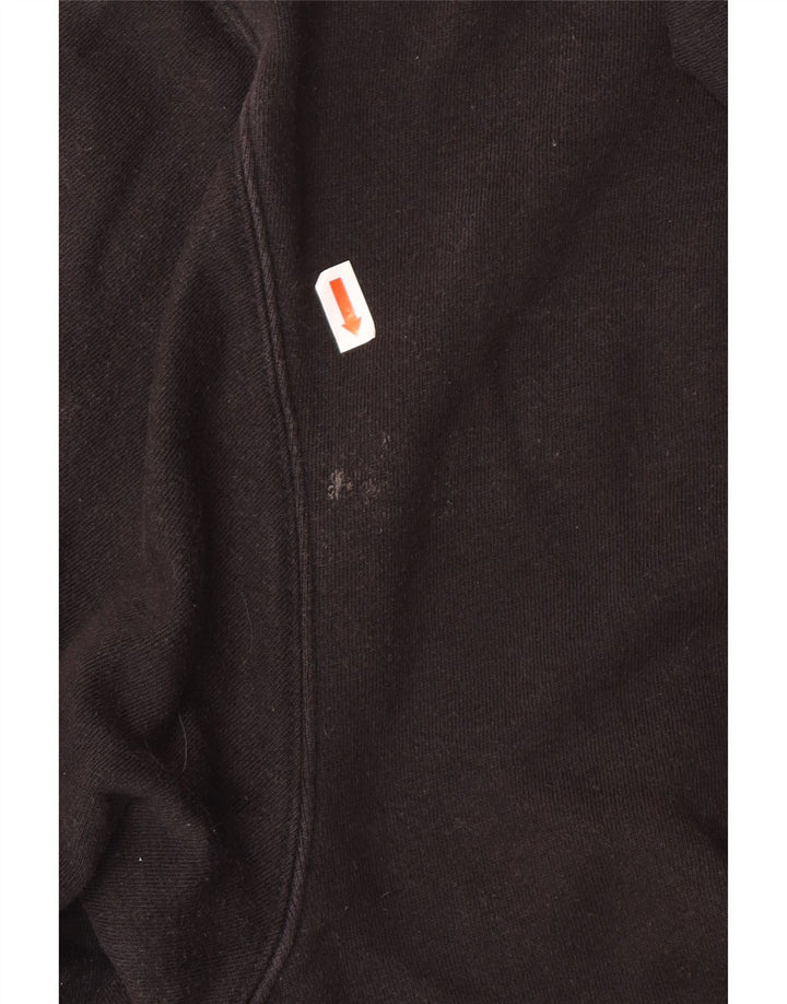 Maglione con cappuccio grafico da uomo ADIDAS grande in cotone nero