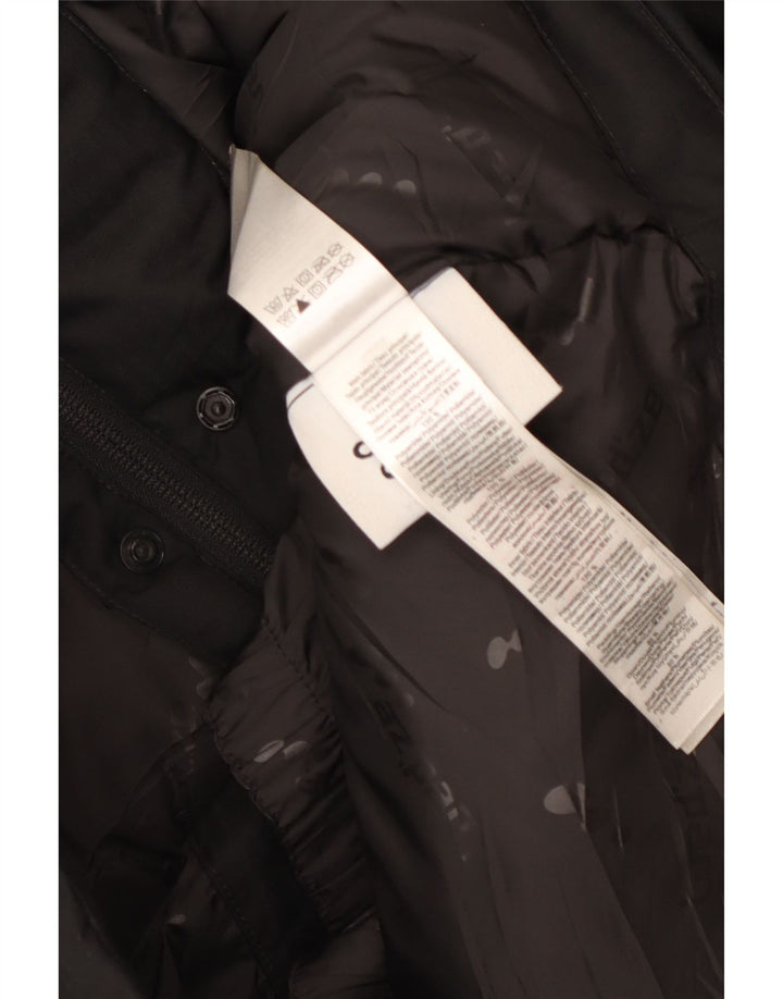 Giacca a vento con cappuccio da donna Wed'Ze UK 14 media nera in poliammide