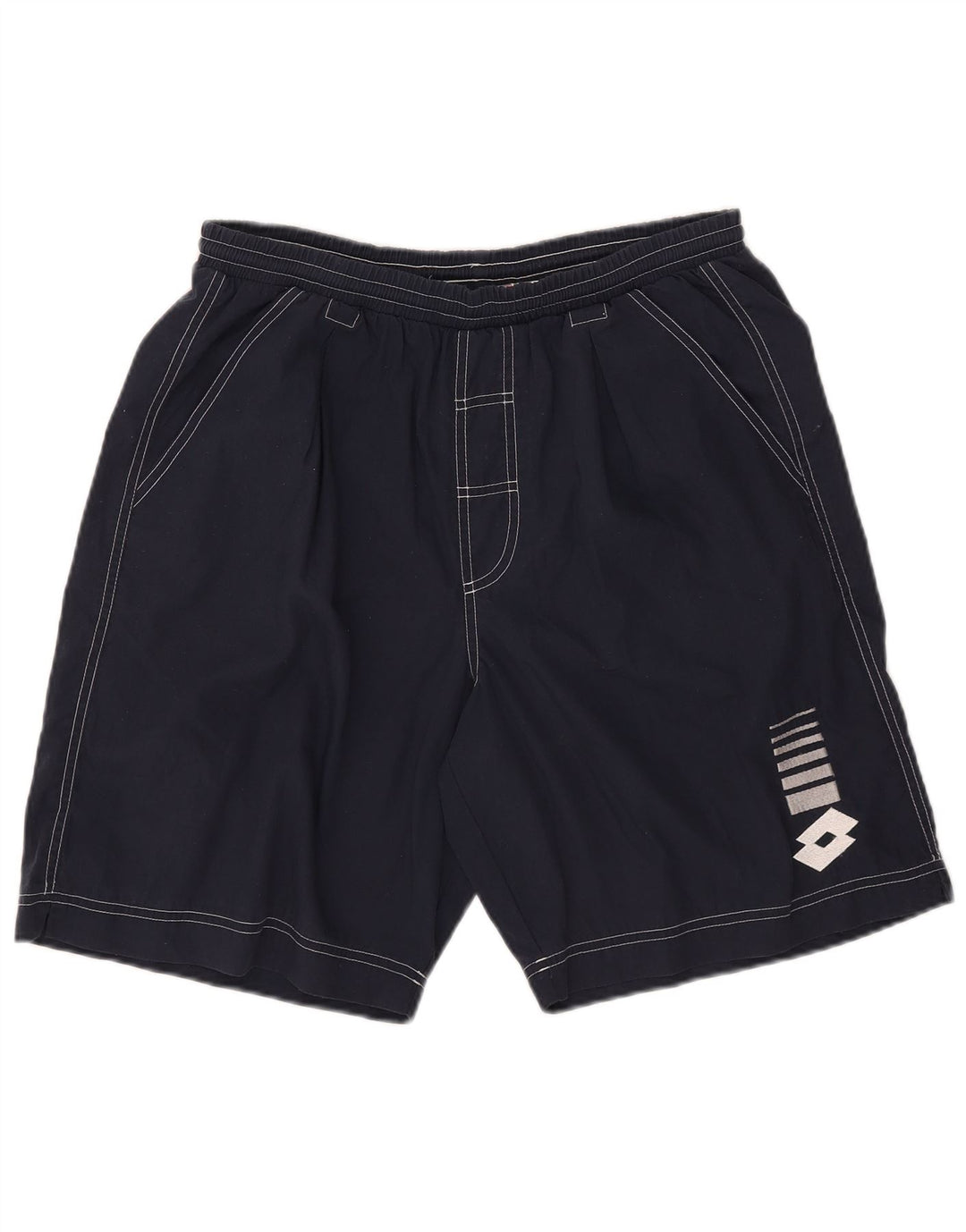 Pantaloncini da bagno da uomo Lotto UK 40/42 Large in poliestere blu navy
