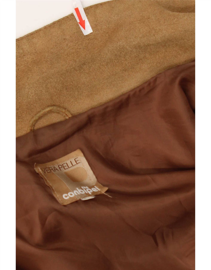 Giacca Scamosciata Uomo Conbipel IT 56 2XL Pelle Beige