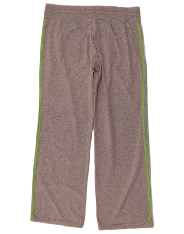 Pantaloni della tuta da donna Adidas UK 14 cotone grigio medio