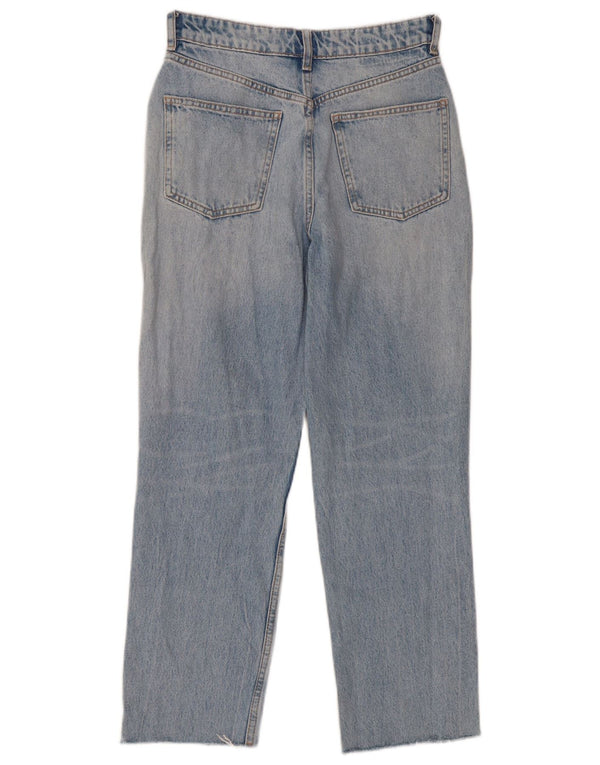 Jeans Zara da donna a vita alta EU 36 XS W26 L25 cotone blu
