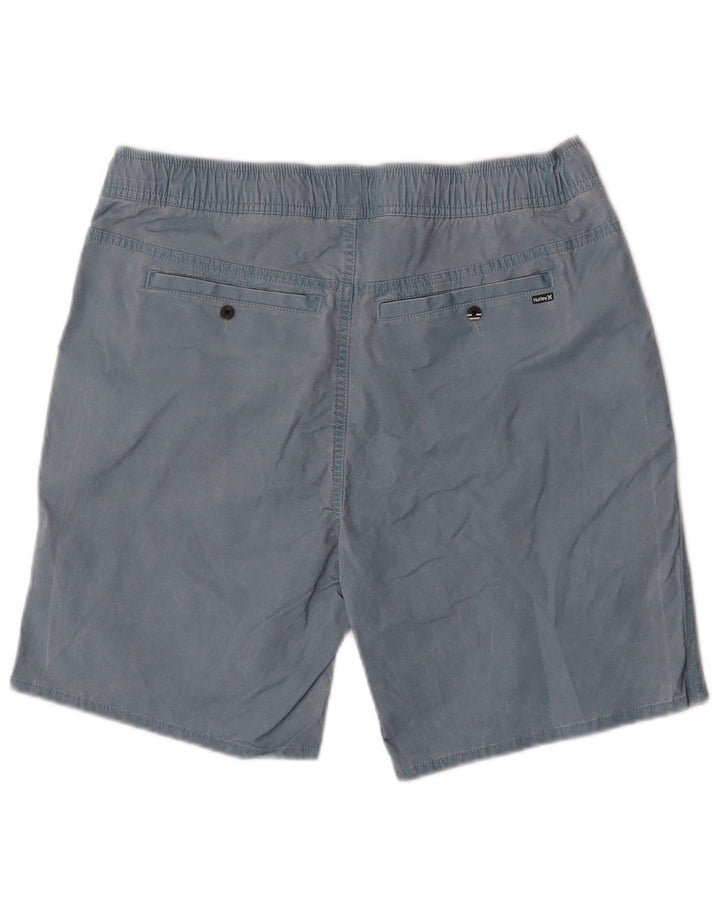 Pantaloncini da bagno da uomo Hurley piccoli in cotone blu