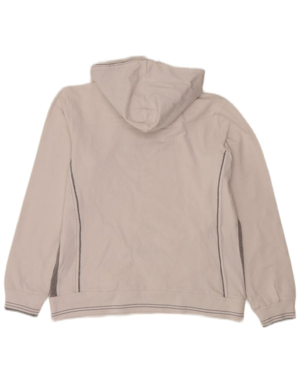 Felpa con cappuccio grafica da donna Champion UK 18 XL cotone color block bianco