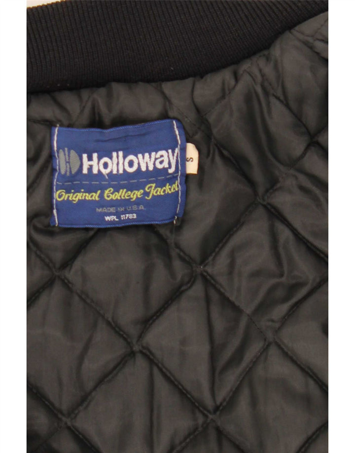 Giacca college da uomo Holloway UK 36 piccola nera