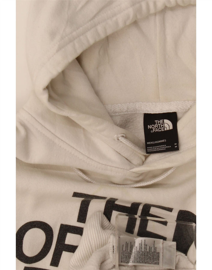 Felpa con cappuccio grafica da uomo The North Face in cotone bianco medio