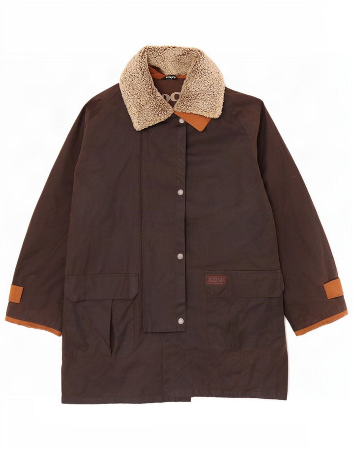 Giacca da donna in cotone cerato Toggi UK 14 Marrone medio