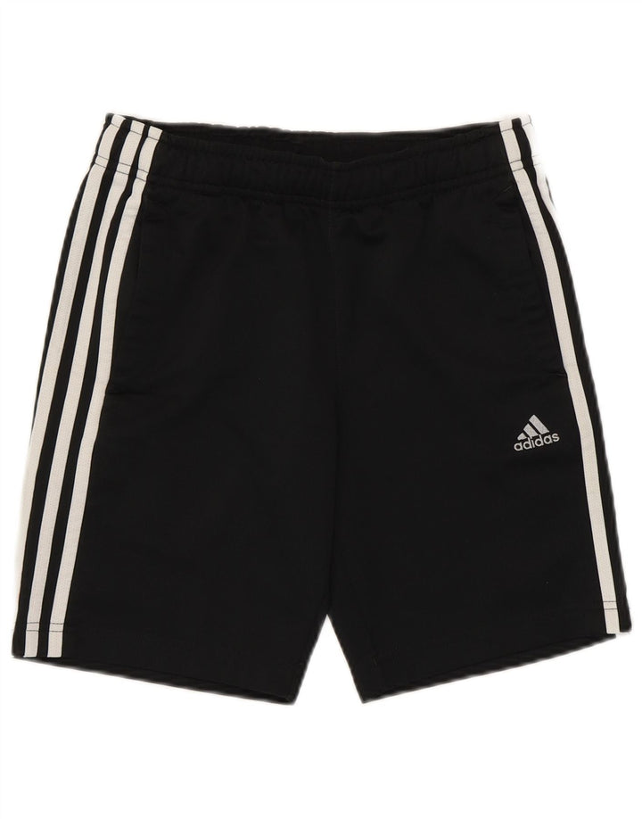 Pantaloncini sportivi Adidas da ragazzo 9-10 anni in poliestere nero