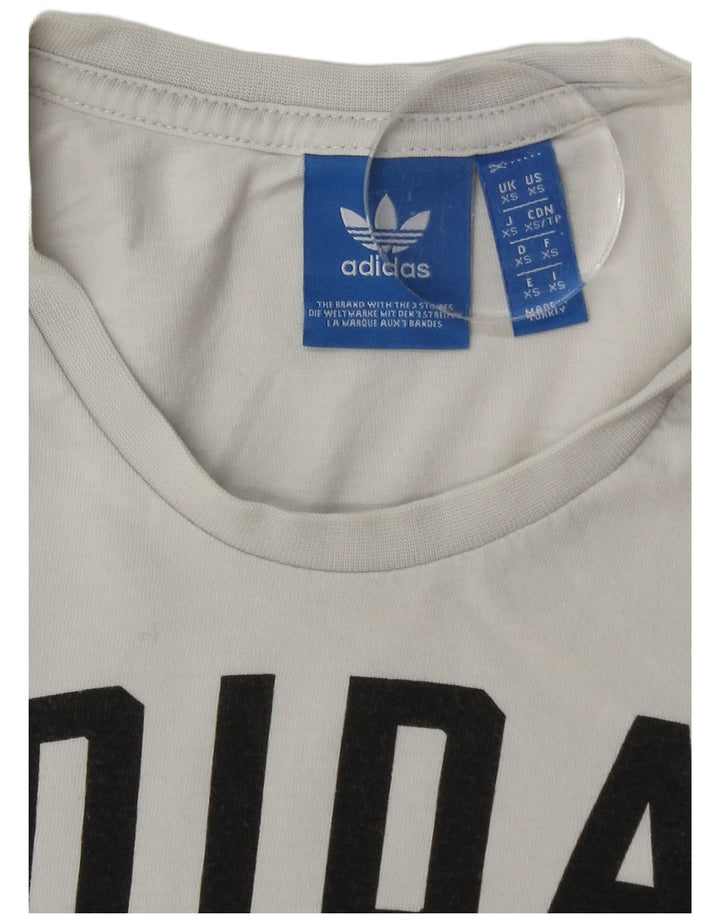 T-shirt grafica da uomo ADIDAS Top XS bianca