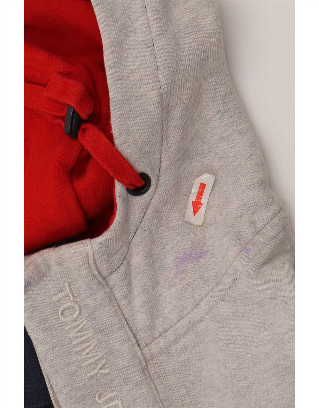 Maglione con cappuccio da uomo Tommy Hilfiger con collo abbottonato, colore blu navy medio