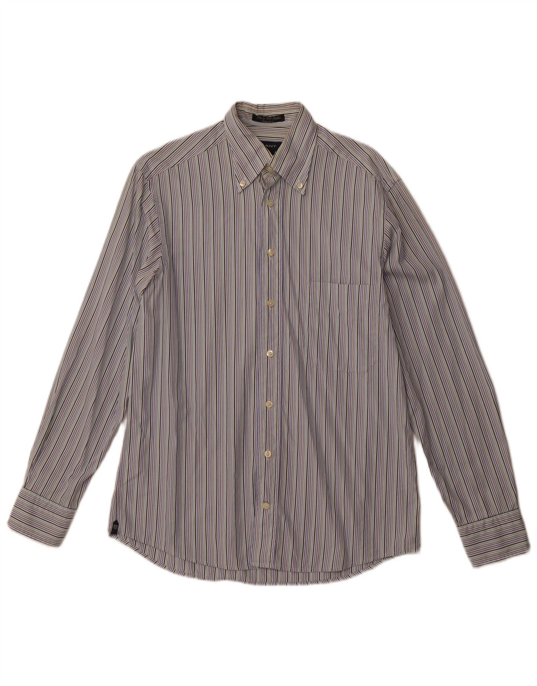 GANT Camicia Uomo Piccola in Cotone a Righe Multicolori