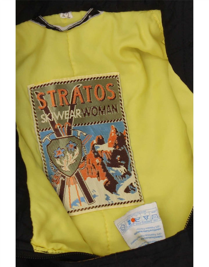 Tuta da sci da donna Stratos IT 42 Medium Black Nylon