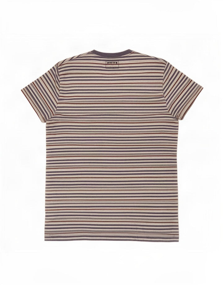 T-shirt da uomo French Connection Top grande gessato multicolore