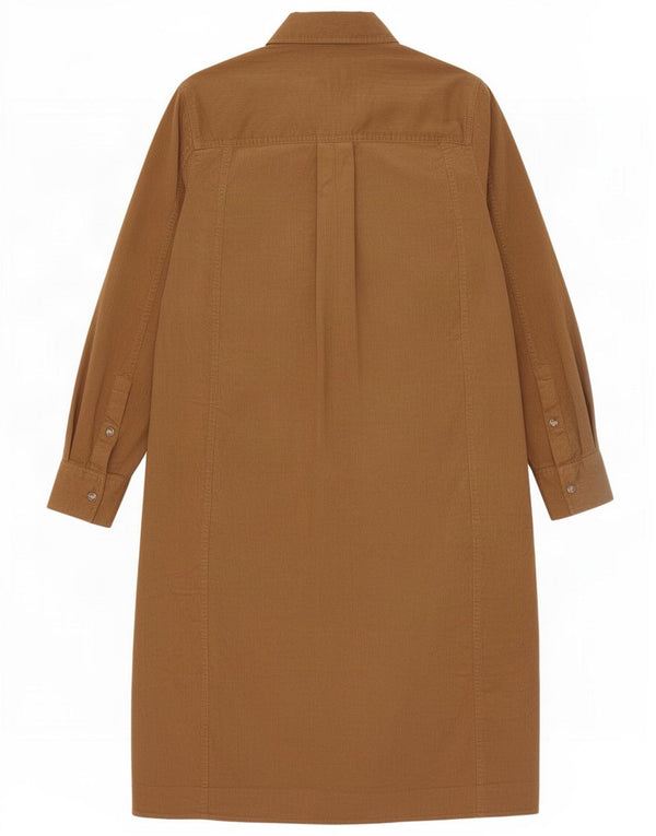 Abito camicia da donna oversize in velluto a coste Cos EU 34 XS Cotone beige