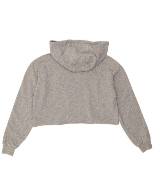 Maglione con cappuccio grafico oversize da donna Champion UK 6 XS Cotone grigio