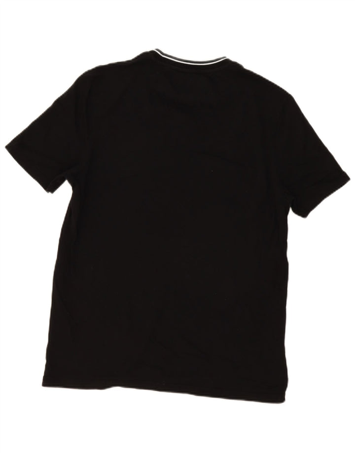 Lyle & Scott T-shirt da uomo dalla vestibilità rilassata, piccola, in cotone nero