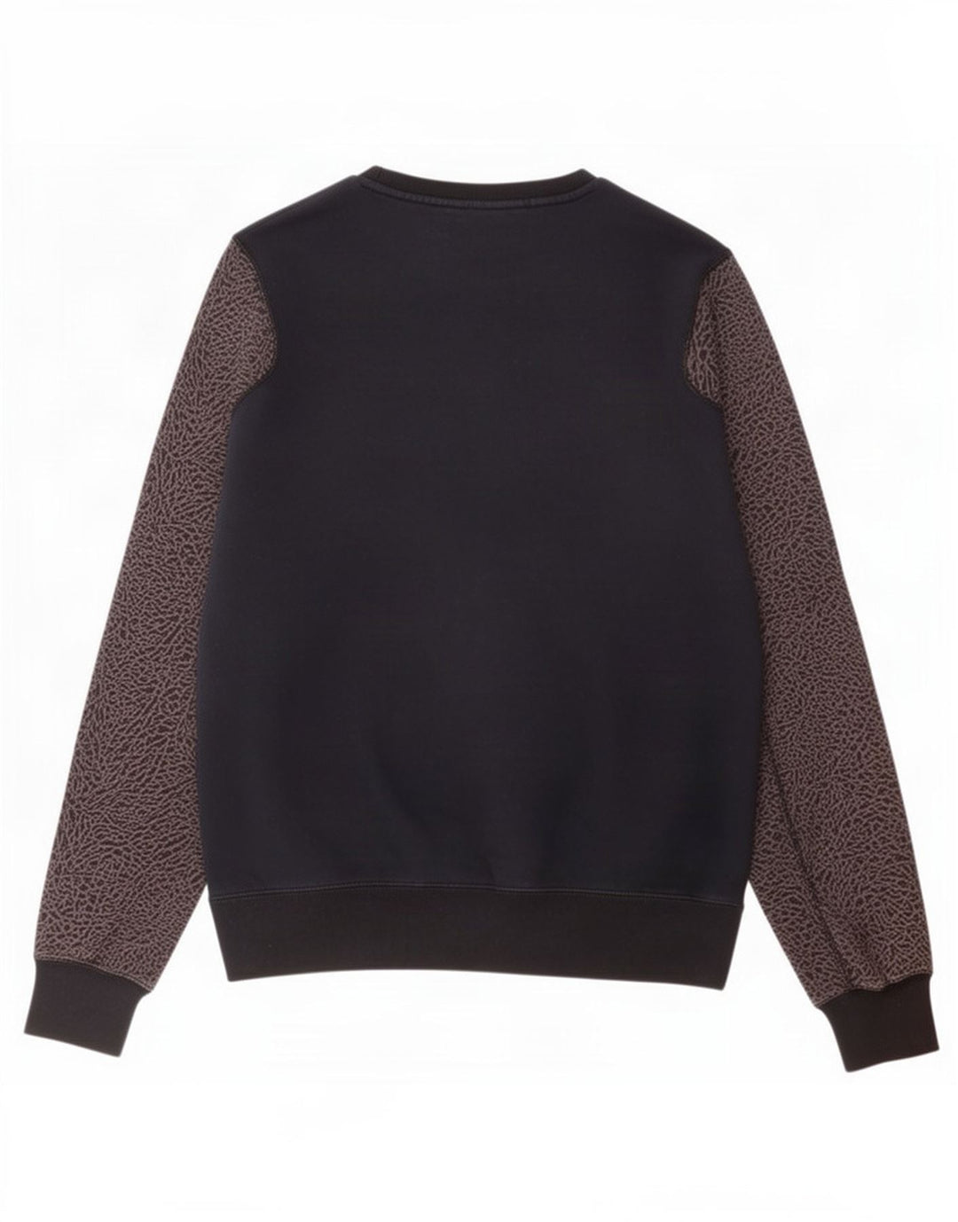 Felpa grafica da uomo Jordan, in cotone color block medio blu navy